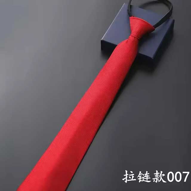 Lazy Zipper Men's Tie – Slim & Skinny Necktie for Business, Formal & Dress Wear | Solid & Striped Zipper Ties for Men