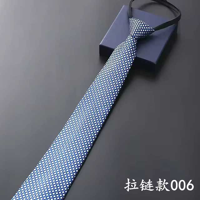 Lazy Zipper Men's Tie – Slim & Skinny Necktie for Business, Formal & Dress Wear | Solid & Striped Zipper Ties for Men