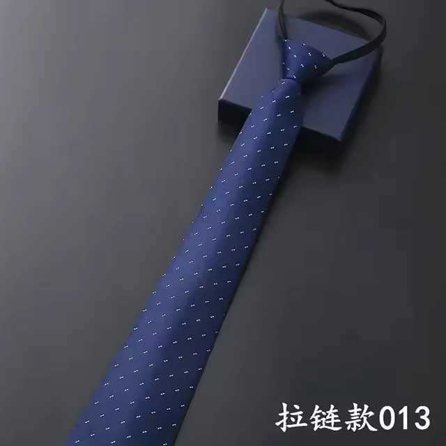 Lazy Zipper Men's Tie – Slim & Skinny Necktie for Business, Formal & Dress Wear | Solid & Striped Zipper Ties for Men