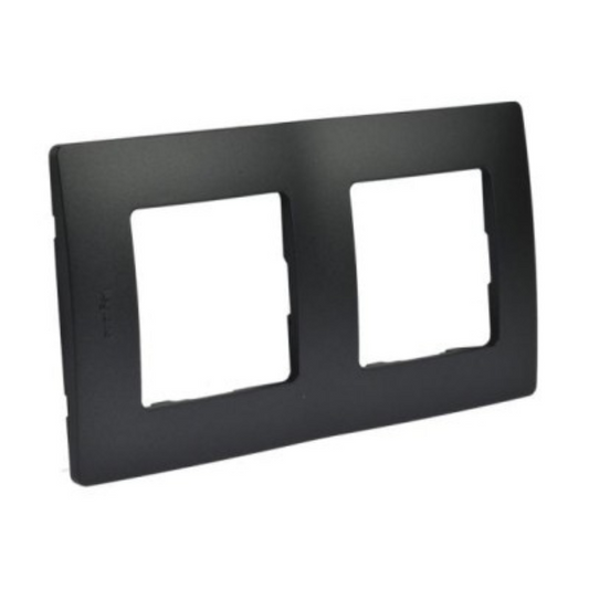 Legrand Niloé Graphite Finish Frame Cover – Compatible with Wall Sockets & Switches (Graphite-Black)