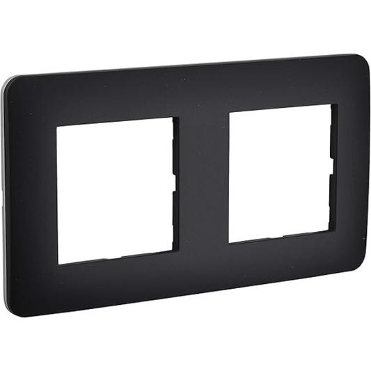 Legrand Niloé Graphite Finish Frame Cover – Compatible with Wall Sockets & Switches (Graphite-Black)