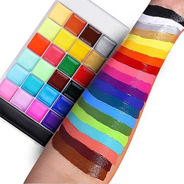 Lictin 26-Color Face & Body Painting Kit