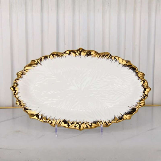 Light Luxury Ceramic Dinnerware – High-End Hotel Quality Western Cuisine Plates – Gold-Rimmed Steak Plates & Soup Bowls – Professional Grade Fine Dining Tableware