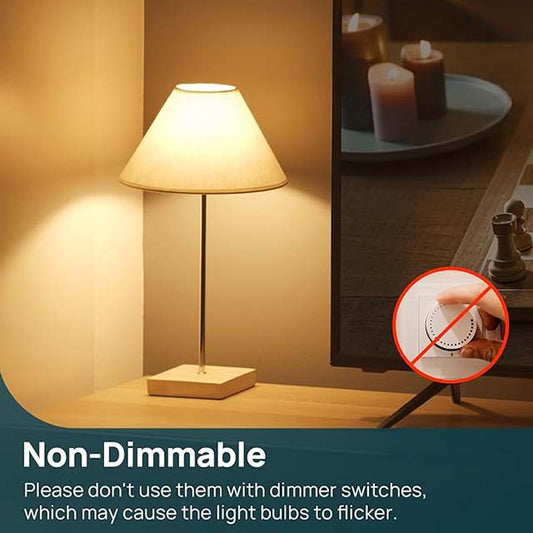 Linkind A19 LED Light Bulbs, 75W Equivalent – 11.5W, 2700K Soft White, 1100 Lumens, Non-Dimmable, E26 Base, Energy-Efficient UL Listed (6-Pack)