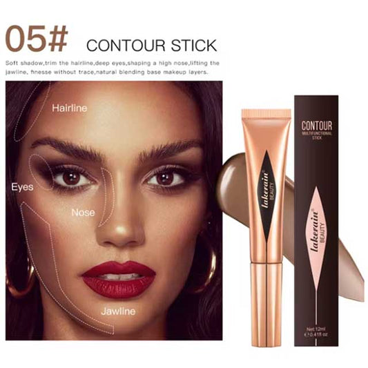 Liquid Blush & Cream Blush Stick – Silky Long-Wearing Blusher Wand for Cheeks | Pink Highlighter & Contour Makeup for Mature Skin