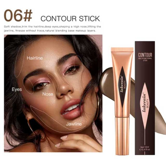 Liquid Blush & Cream Blush Stick – Silky Long-Wearing Blusher Wand for Cheeks | Pink Highlighter & Contour Makeup for Mature Skin