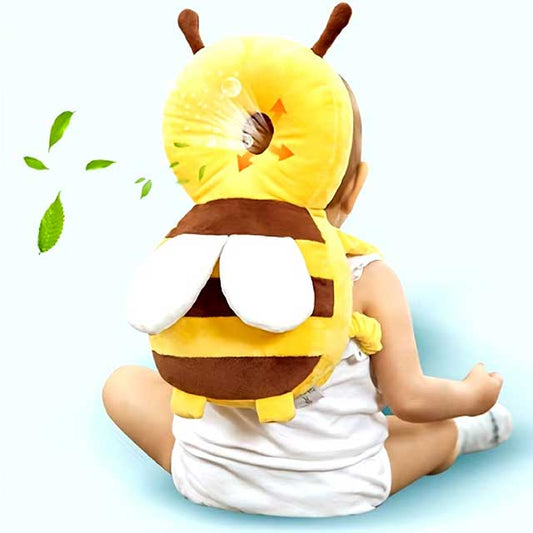 Little Bee Baby Head Protection Pillow – Breathable Anti-Fall Safety Hat for Toddlers | Cute Infant Headguard & Christmas Gift