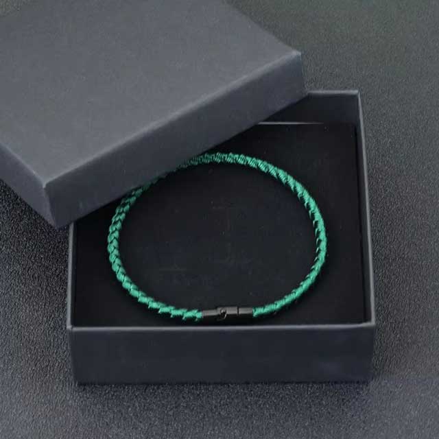 Lucky Red Rope Bracelet – Grade A Keel String Magnetic Couple Bracelet for Men & Women | Wealth & Prosperity Charm