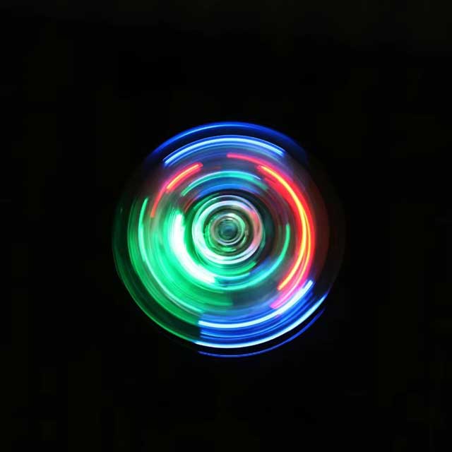 Luminous Fidget Gyroscope – EDC Decompression Toy for Adults, Desk Entertainment & Stress Relief