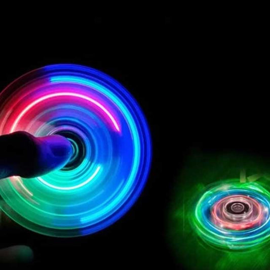 Luminous Fidget Gyroscope – EDC Decompression Toy for Adults, Desk Entertainment & Stress Relief