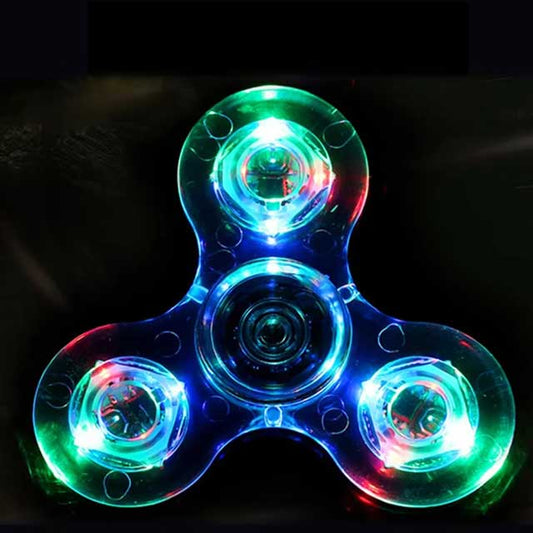 Luminous Fidget Gyroscope – EDC Decompression Toy for Adults, Desk Entertainment & Stress Relief