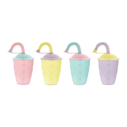 WELLINI® Karo Cup with Straw 380 ml