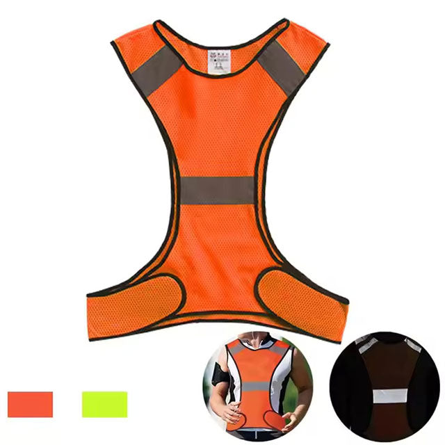 High Visibility Lightweight Breathable Mesh Reflective Vest – Safety Gear for Running, Jogging, Cycling & Walking