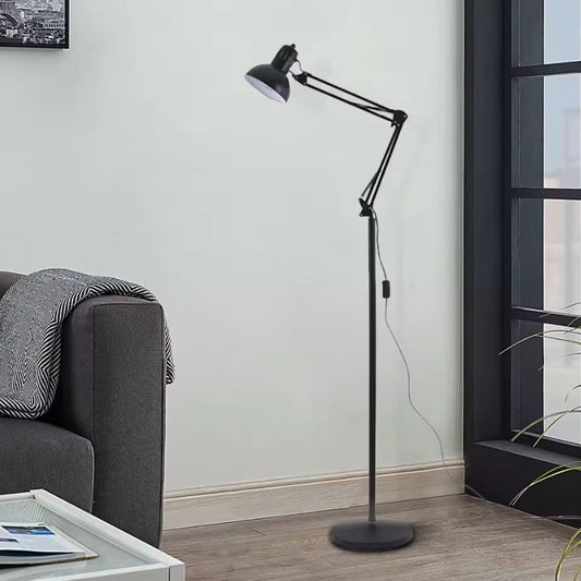 LED Floor Lamp for Living Room – Dimmable Indoor Standing Reading Light – Adjustable Floor Stand Lamp for Bedroom & Modern Office Decoration