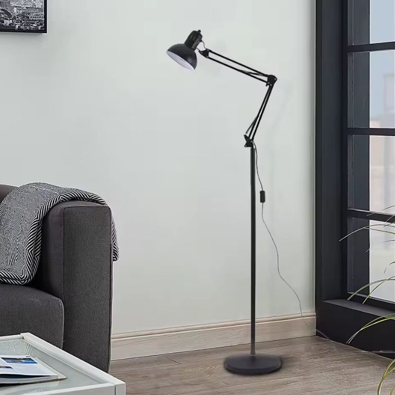 LED Floor Lamp for Living Room – Dimmable Indoor Standing Reading Light – Adjustable Floor Stand Lamp for Bedroom & Modern Office Decoration