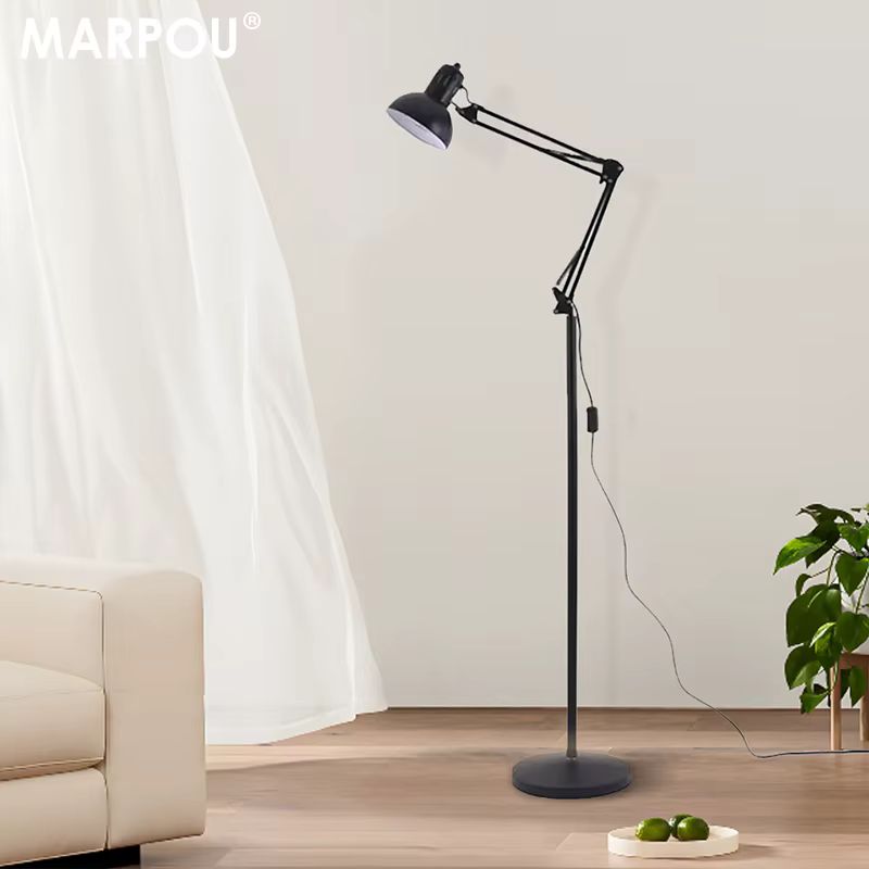 LED Floor Lamp for Living Room – Dimmable Indoor Standing Reading Light – Adjustable Floor Stand Lamp for Bedroom & Modern Office Decoration