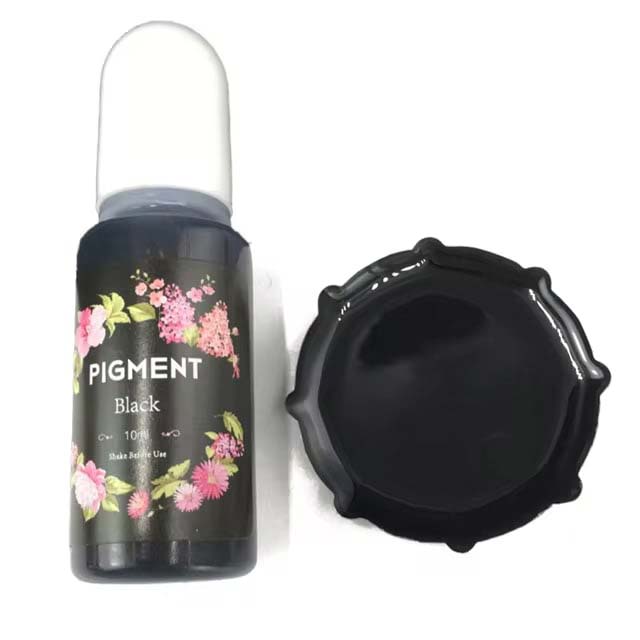 MENNYO Black Epoxy Resin Colour 10 ml – Premium DIY &amp; Crafting Resin for Art Projects