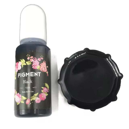 MENNYO Black Epoxy Resin Colour 10 ml – Premium DIY &amp; Crafting Resin for Art Projects