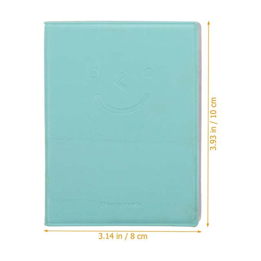MOUYAT 4 Pcs Mini Smiley Diary Notebook Set – 100-Sheet Pocket Notepad with Imitation Leather Cover (6 Colors) for Home, Office, School &amp; Travel
