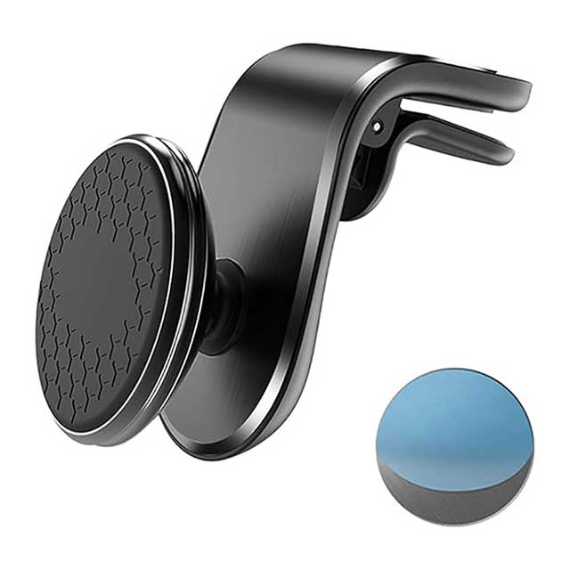 Magnetic Car Phone Mount for Hyundai Ioniq, Elantra, Sonata & More – 360° Rotating Aluminum Alloy Air Vent Holder for Smartphones