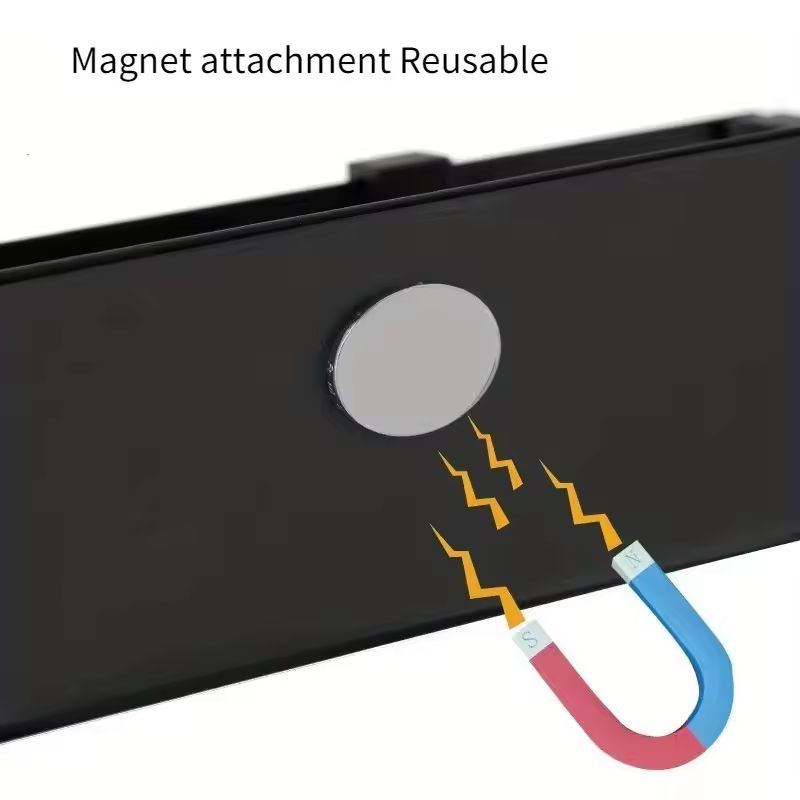 Lot de 2 étagères de rangement magnétiques – Étagère de suspension latérale robuste pour réfrigérateur et machine à laver, organisateur de cuisine magnétique multifonctionnel