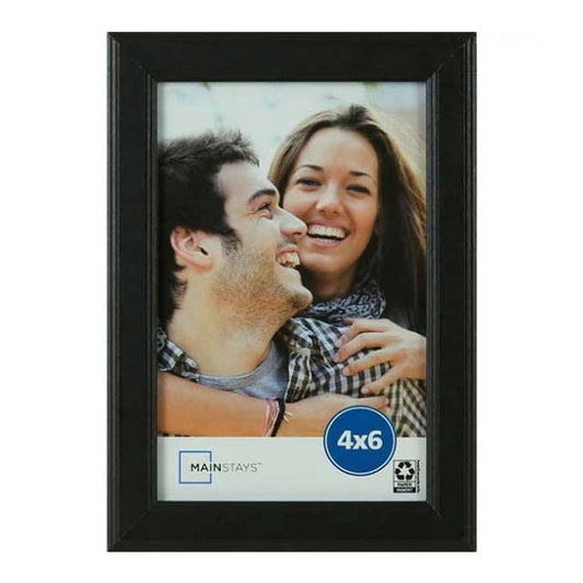 Mainstays 4x6 Black Picture Frame – Sleek Photo Display &amp; Home Decor Accent