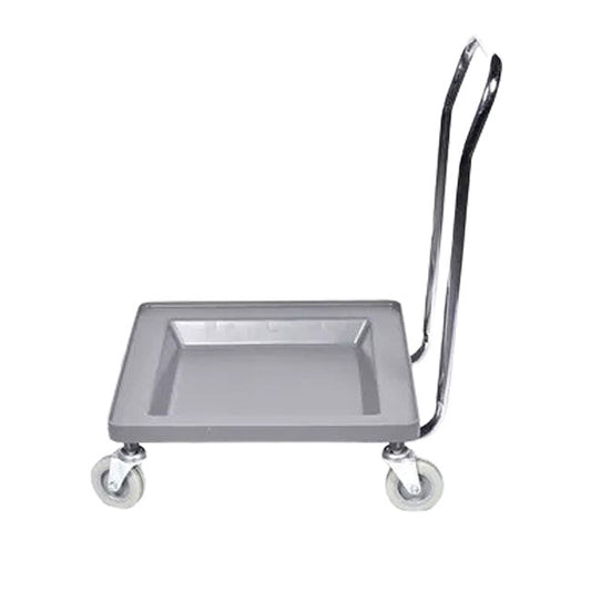 Maneuverable Commercial Glass Dish Dishwasher Rack Dolly - Heavy Duty Mobile Rack for Easy Transport
