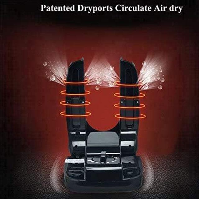 Portable Electric Shoe, Glove & Boot Dryer and Warmer with Folding Drying Rack - Quick Drying & Convenient Storage Solution