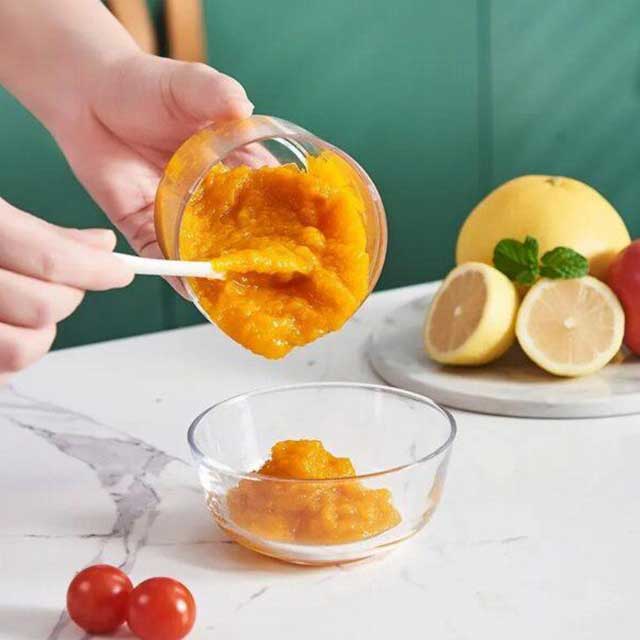 400ml Manual Household Garlic Crusher - Easy-to-Use Fresh Garlic Mincer for Kitchen Cooking