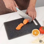 Marble Texture Antibacterial Cutting Board – Non-Slip PP Vegetable Chopping Board – Mildew-Resistant & Dishwasher Safe Kitchen Block