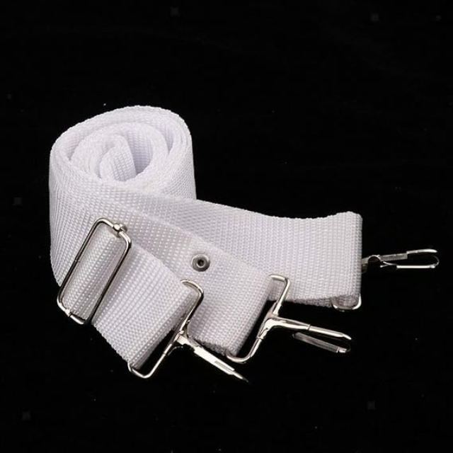 Marching Drum Strap with Clip – Adjustable Support for Bass Drums in Parade or Band Performances