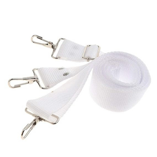 Marching Drum Strap with Clip – Adjustable Support for Bass Drums in Parade or Band Performances