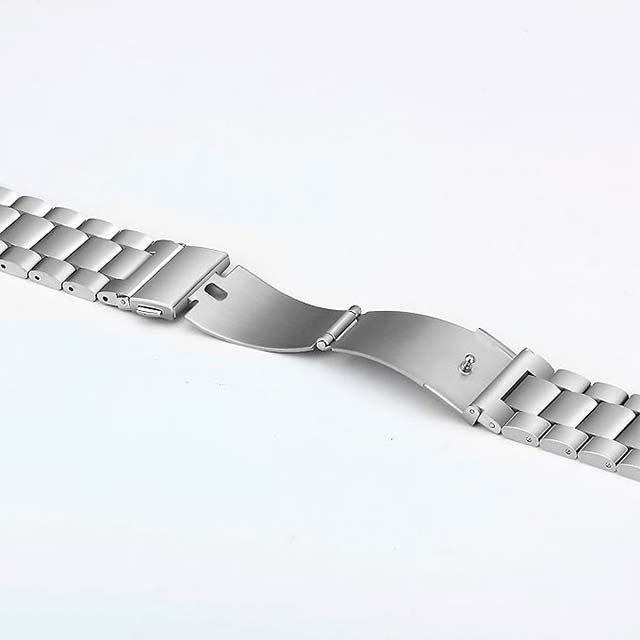 Meixao Premium Stainless Steel Smart Watch Strap for Men &amp; Women – Highly Polished Metal Watch Band