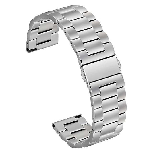 Meixao Premium Stainless Steel Smart Watch Strap for Men &amp; Women – Highly Polished Metal Watch Band