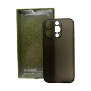 Memumi Ultra Slim 0.3mm Trans-Black Case for iPhone 15 Pro 6.1″ – Minimalist Lightweight Protection
