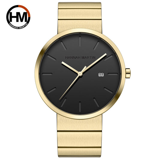 Men Fashion Watch Japan Miyota Movement Original Business Design 3ATM Waterproof Hannah Martin 1311 Men s 1