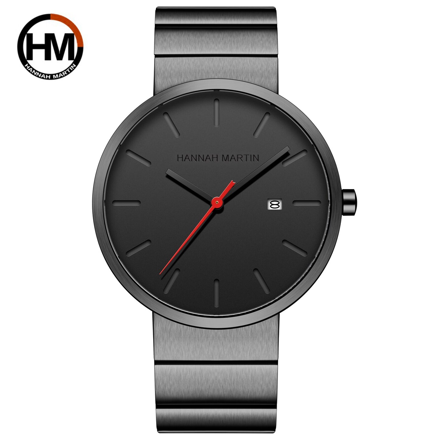 Men Fashion Watch Japan Miyota Movement Original Business Design 3ATM Waterproof Hannah Martin 1311 Men s 2