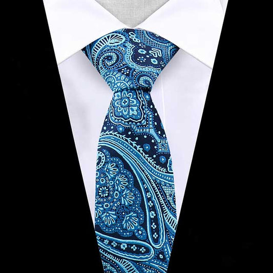 Men’s Fashion Tie – Striped, Paisley & Floral Necktie for Wedding, Business & Formal Wear