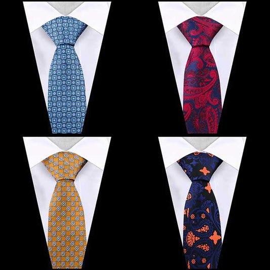 Men’s Fashion Tie – Striped, Paisley & Floral Necktie for Wedding, Business & Formal Wear