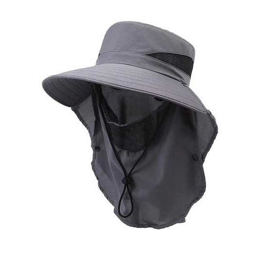 Men’s Outdoor Sun Hat – Wide Brim Breathable Fisherman Hat for Summer Hiking, Fishing & Mountaineering