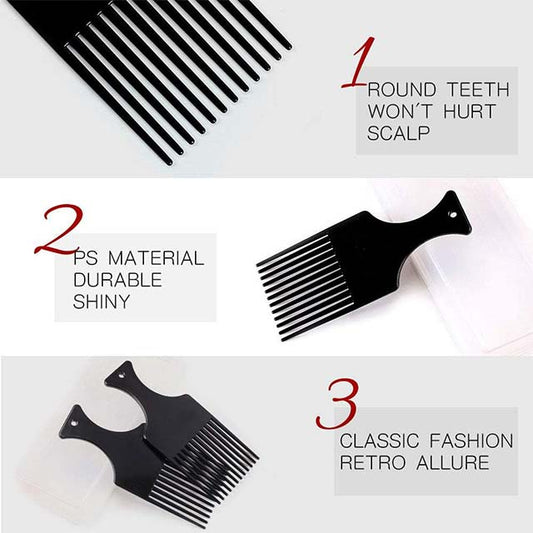 Men's Retro Oil Head Styling Comb – Premium 1-Piece Hair Comb for Slicked-Back, Undercut, Mohican, Fauxhawk &amp; Quiff Hairstyles