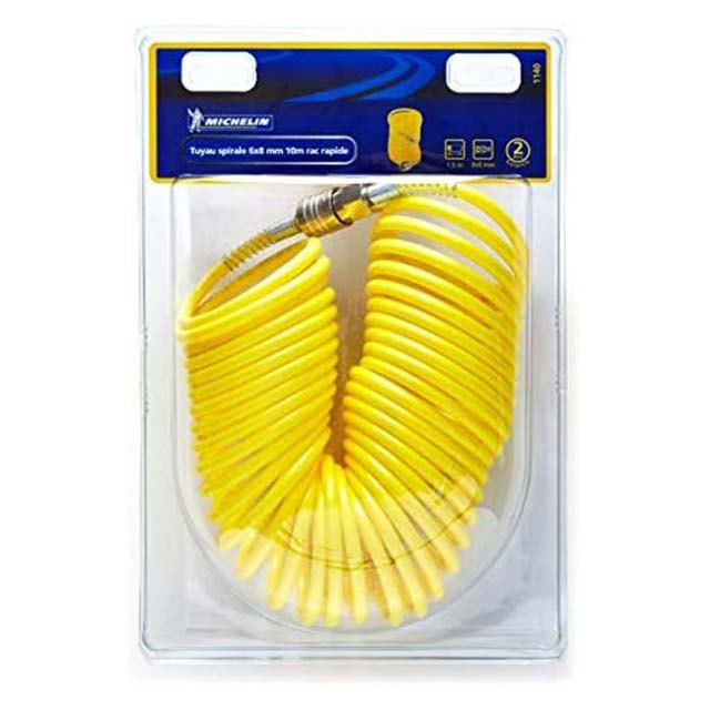 Michelin 32.8ft Recoil Hose with Universal Joints – Heavy-Duty Industrial Hydraulic Replacement