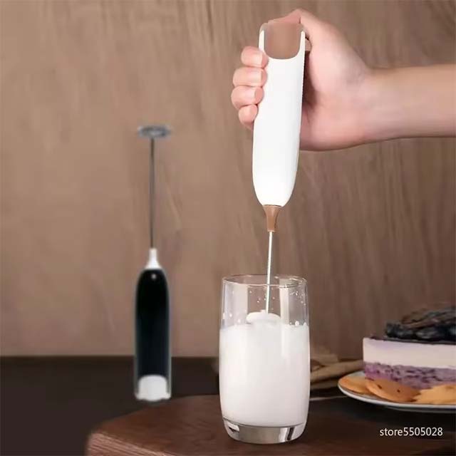 Portable Electric Milk Frother – Mini Coffee Foam Maker & Whisk for Cappuccino, Lattes & Kitchen Use