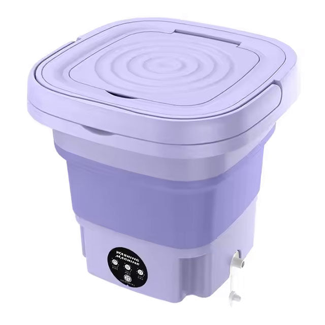 Mini Foldable Washing Machine with Dryer – 1.6kg Portable Washing Cleaner for Small Spaces & Travel