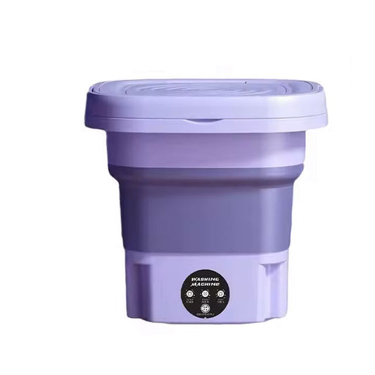 Mini Foldable Washing Machine with Dryer – 1.6kg Portable Washing Cleaner for Small Spaces & Travel