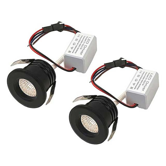 Mini LED Spotlights for Recessed Ceilings & Under-Cabinet Displays – 3000K Warm-White, AC 110V/220V with LED Power Supply Driver