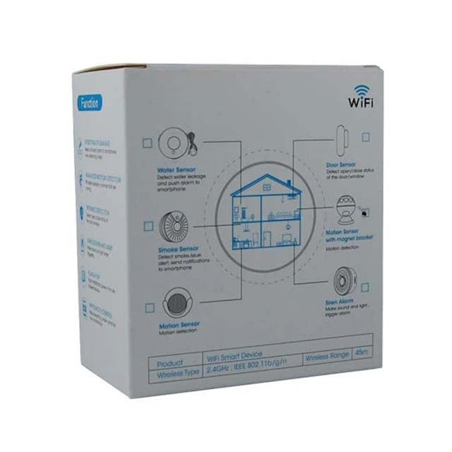 Miniature Wi-Fi PIR Motion Detector – Wireless Tuya Smart NAS-PD02W Motion Sensor for Home Security