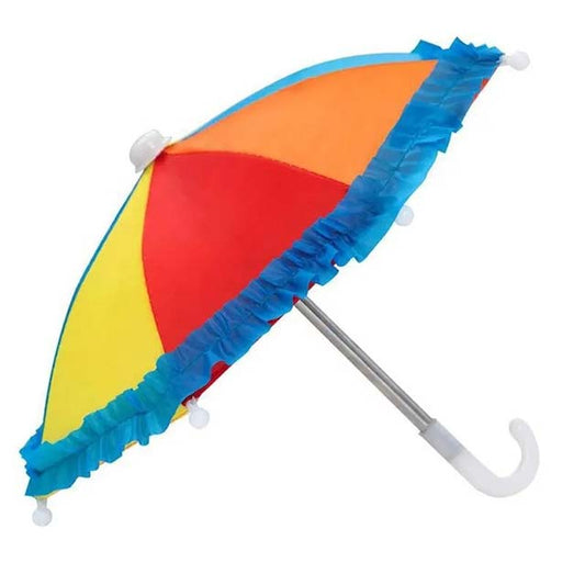 Mixed Color Fashion Mini Parasols Umbrella for 18-inch Dolls – Trendy Miniature Doll Accessory