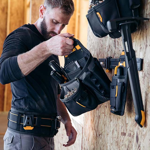 Toughbuilt TB-CTA-01052A Modular Hammer Loop &amp; Cord Management System – Durable Pro Tool Organization Accessory