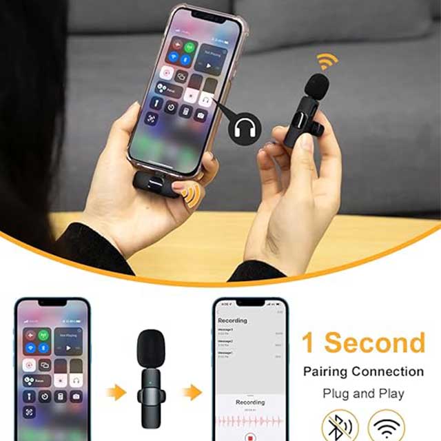 Moman Wireless Lavalier Microphone